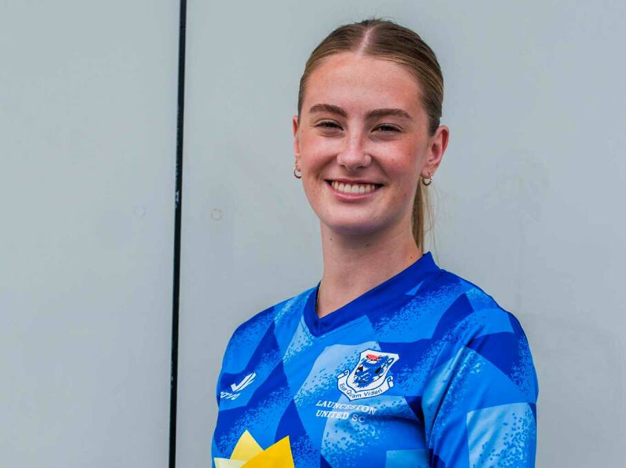 Amelia Wing in Launceston United colours. Picture by Kaleb Clark