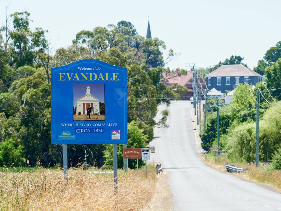 Evandale was founded around 1830. Picture by Rod Thompson. 