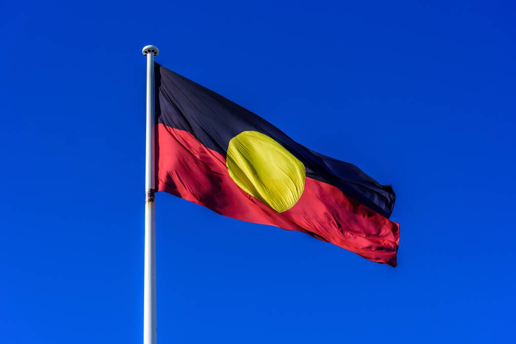 The Aboriginal Flag. Picture from Shutterstock. 