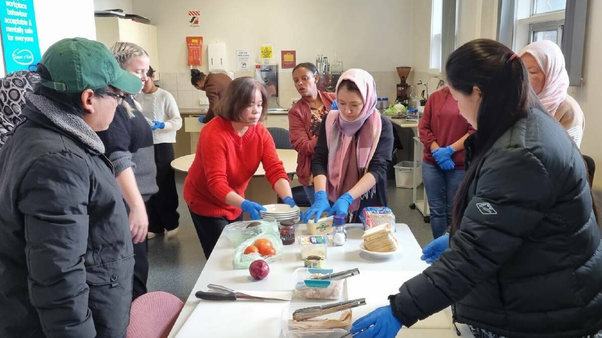 Migrants from six countries participated in Aged Care and Hospitality Program, facilitated by the Migrant Resource Centre Northern Tasmania. Supplied picture