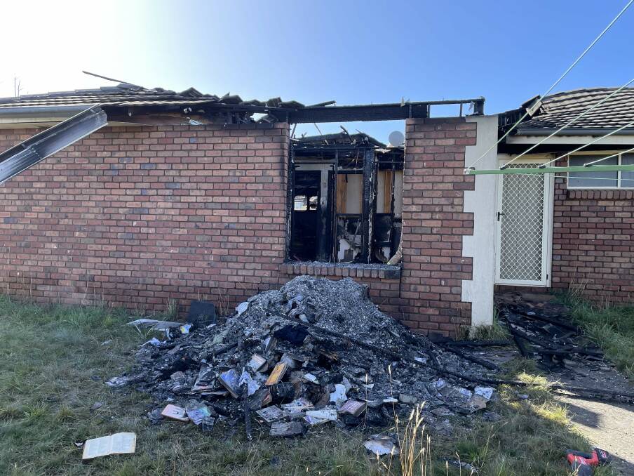 The damage estimate for the property is yet to be determined. Picture by Paul Scambler. 