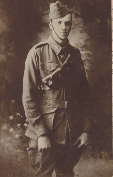 Athol Parry was killed in action at Gallipoli on 11 May 1915. Picture supplied. 