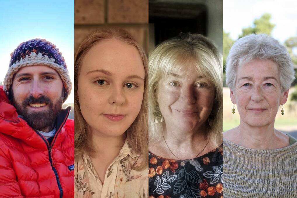 Greens candidates for Bass Calum Hendry, Lauren Ball, Carol Barnett and Anne Layton-Bennett. Supplied pictures