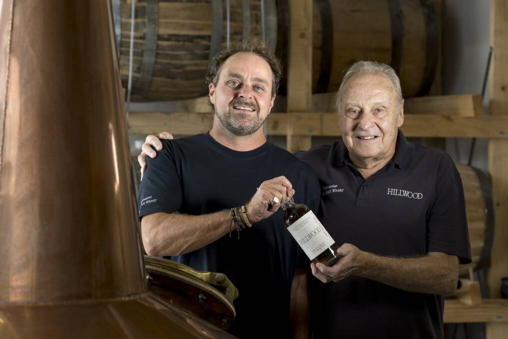 Ollie and Paul Herron have been nominated for the World Whiskies Awards for the third year in a row. Picture by Phillip Biggs