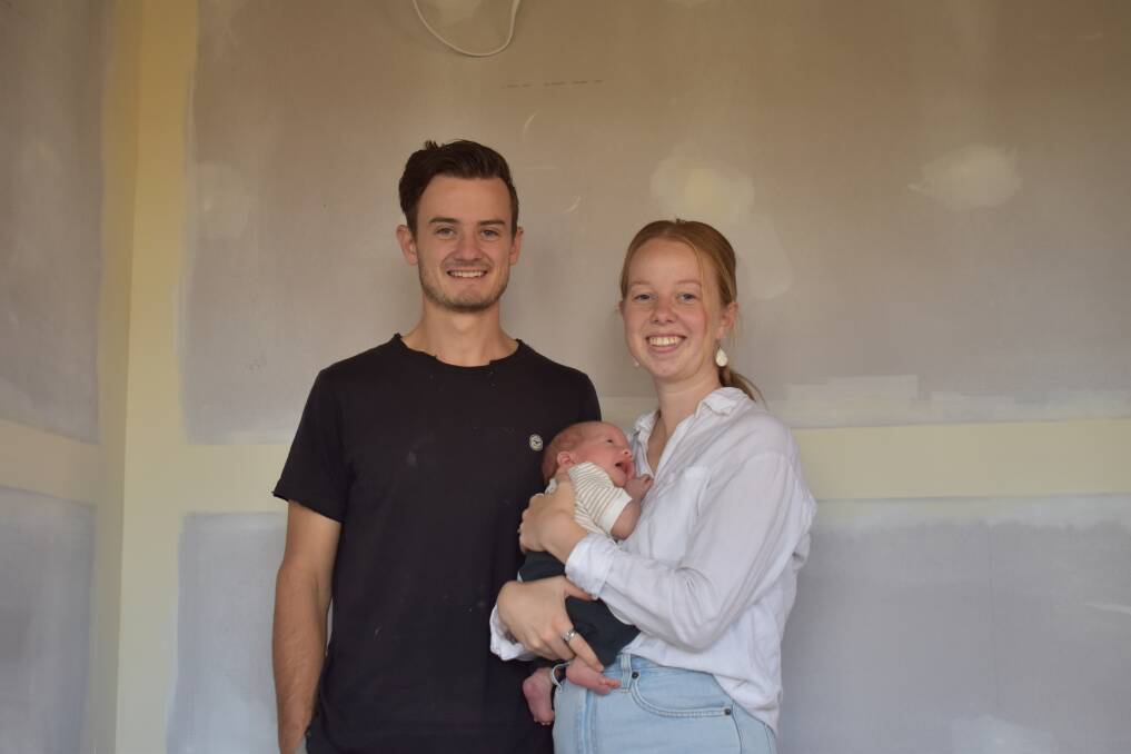 Longford residents Karis and Callum Bensemann are in the process of renovating their first home. Picture by Aaron Smith