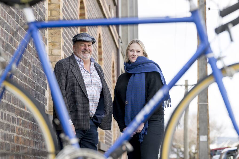 A NEW DIRECTION: Sally's Ride founding member Alan Harris and Junction Arts Festival executive producer Mary Shannon say The Tweed Ride has a new home. Picture by Phillip Biggs