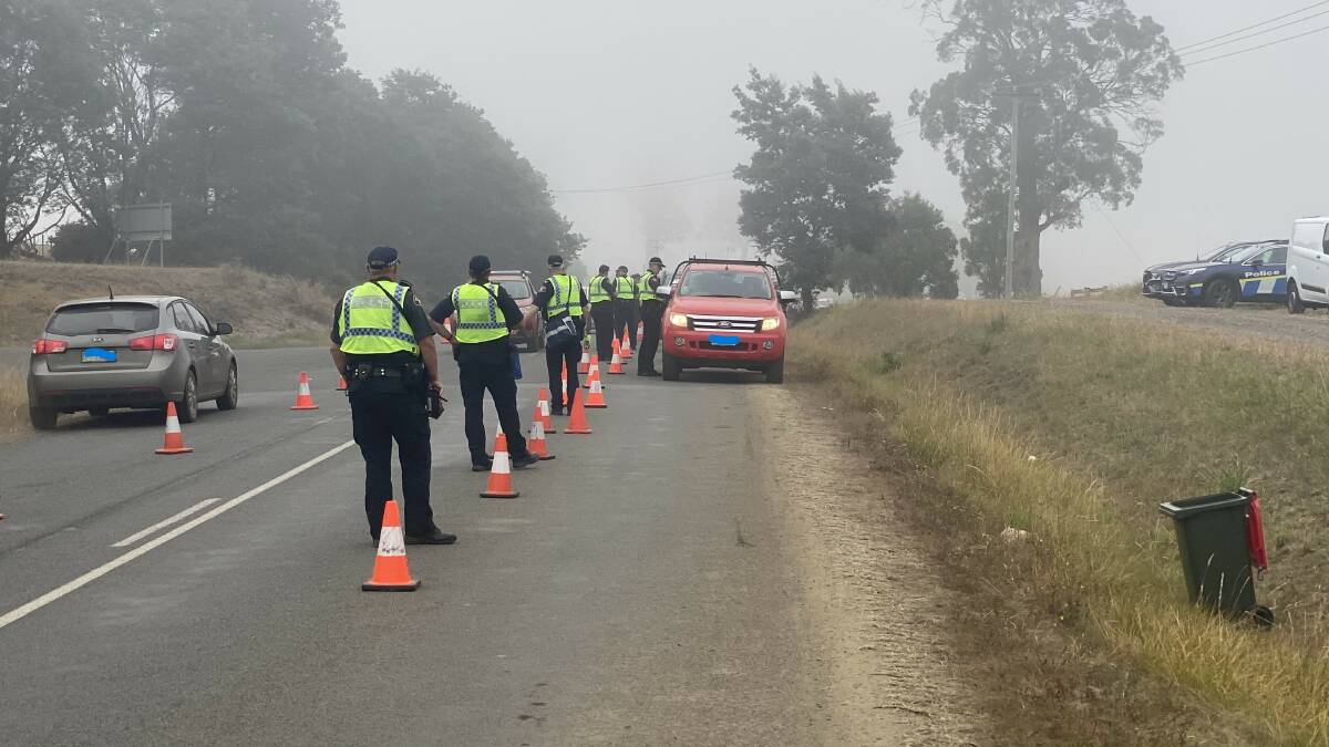 Police performed 2500 random breath tests on Monday morning as patrons left Party in the Paddock. Picture supplied