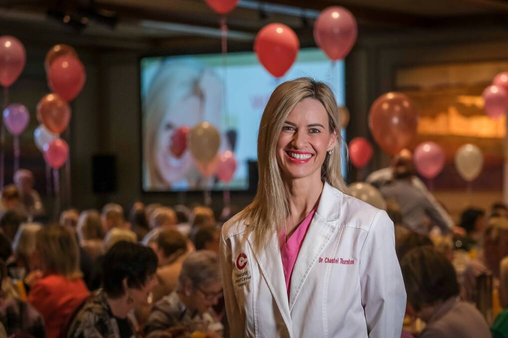 Tasmanian-born breast cancer specialist Dr Chantel Thornton was the guest speaker at the Clifford Craig Foundations annual Womens Health Brunch. Picture by Craig George