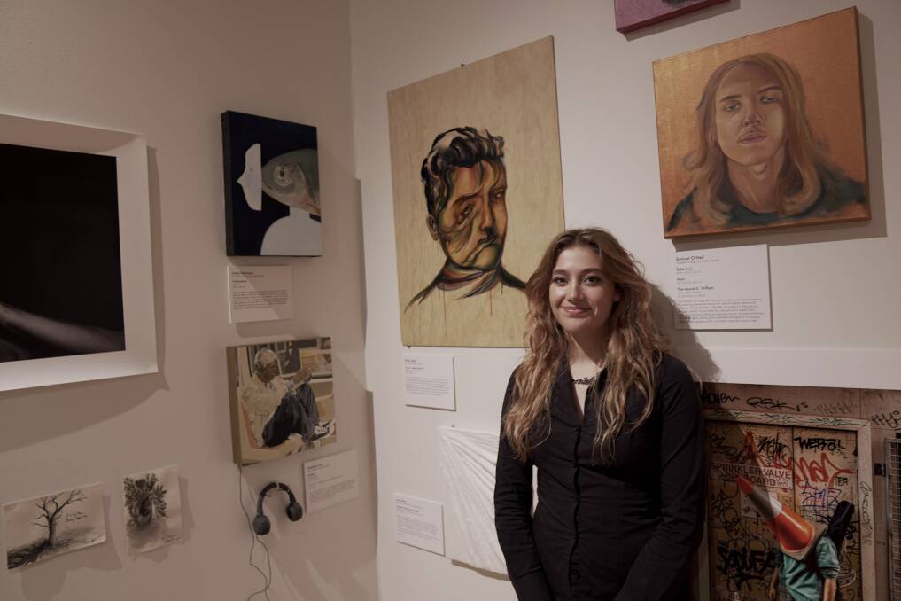 Artist Millie Snell from Launceston College with their work titled 'The Tin Noses Shop #2''. Picture supplied