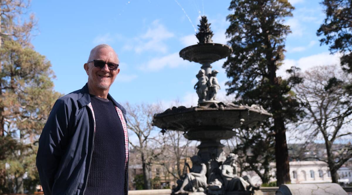 Darryl Rogers will transform Princes' Square's Val d'Osne Fountain into a new "projection mapped" artwork for Junction Arts Festival. Picture by Declan Durrant