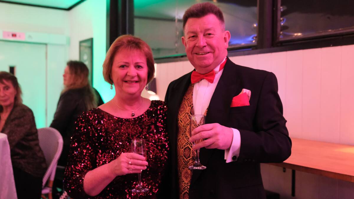 Andrea Wild and Philip Ridyard at BOFA's opening night. Picture by Declan Durrant