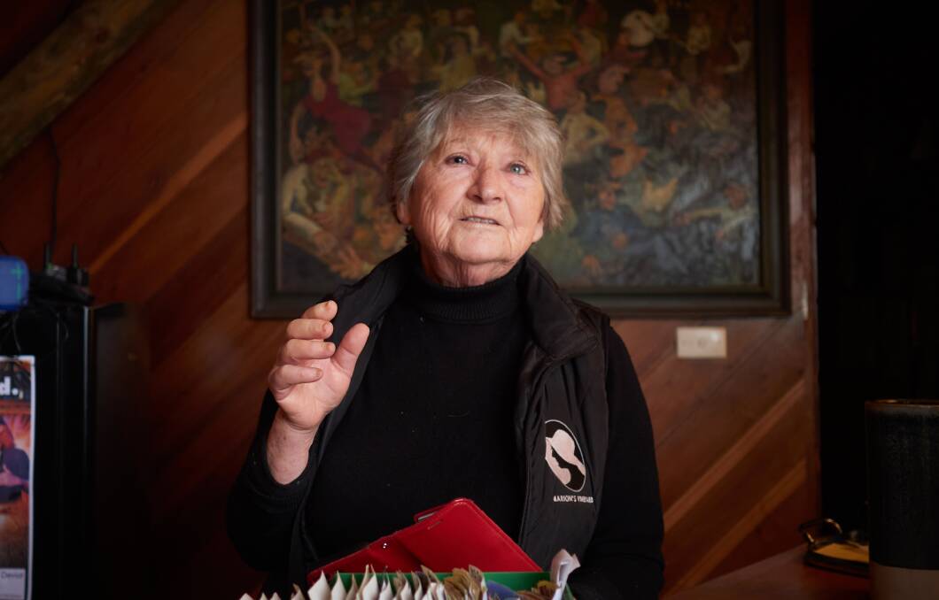 Marion Semmens, Marion's Winery matriarch and owner. Picture by Rod Thompson