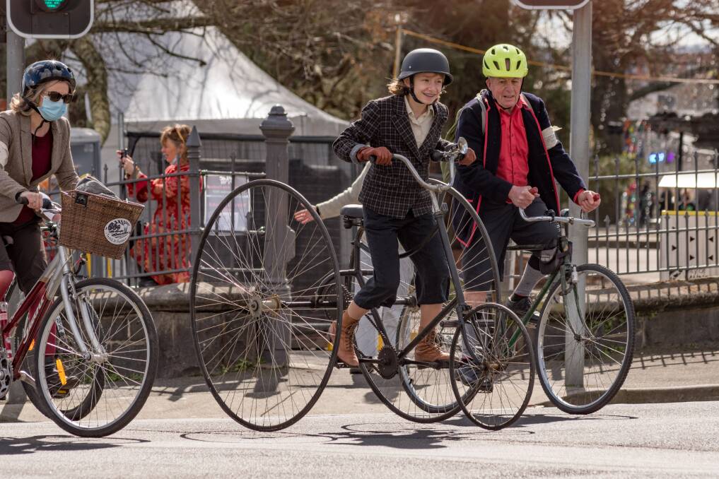 Junction Arts Festival's Tweed ride has been part of the festival since 2014. Picture by Phillip Biggs