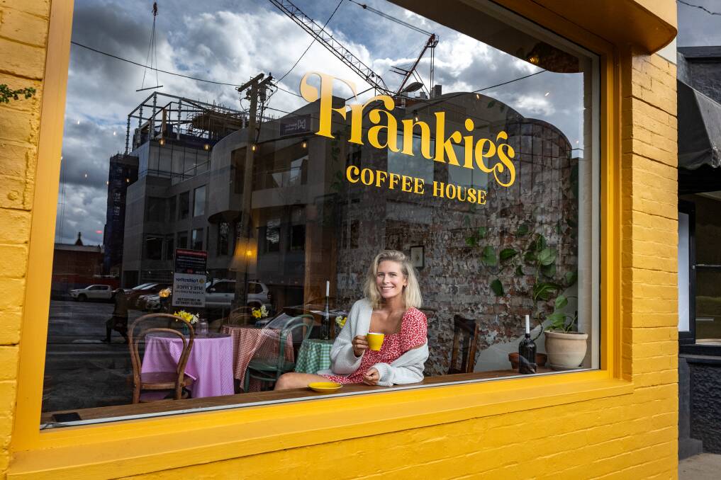 Co-owner of Frankies Coffee House,Lara Ashworth, ahead of the opening her new George Street business. Picture by Paul Scambler