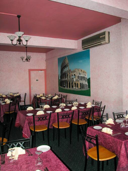 What Frankie's Coffee House looked like in its past life as Franco's Italian Restaurant. Picture by Michael Stedman, 2003