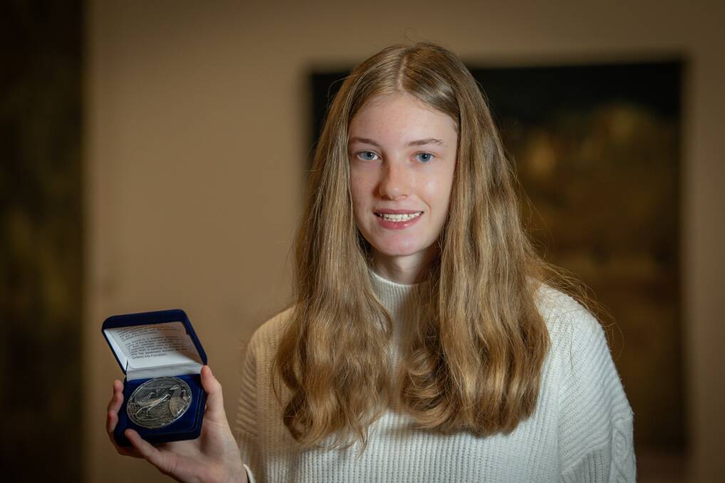 ArtRage Medallion recipient Tegan Mateman. Picture by Craig George