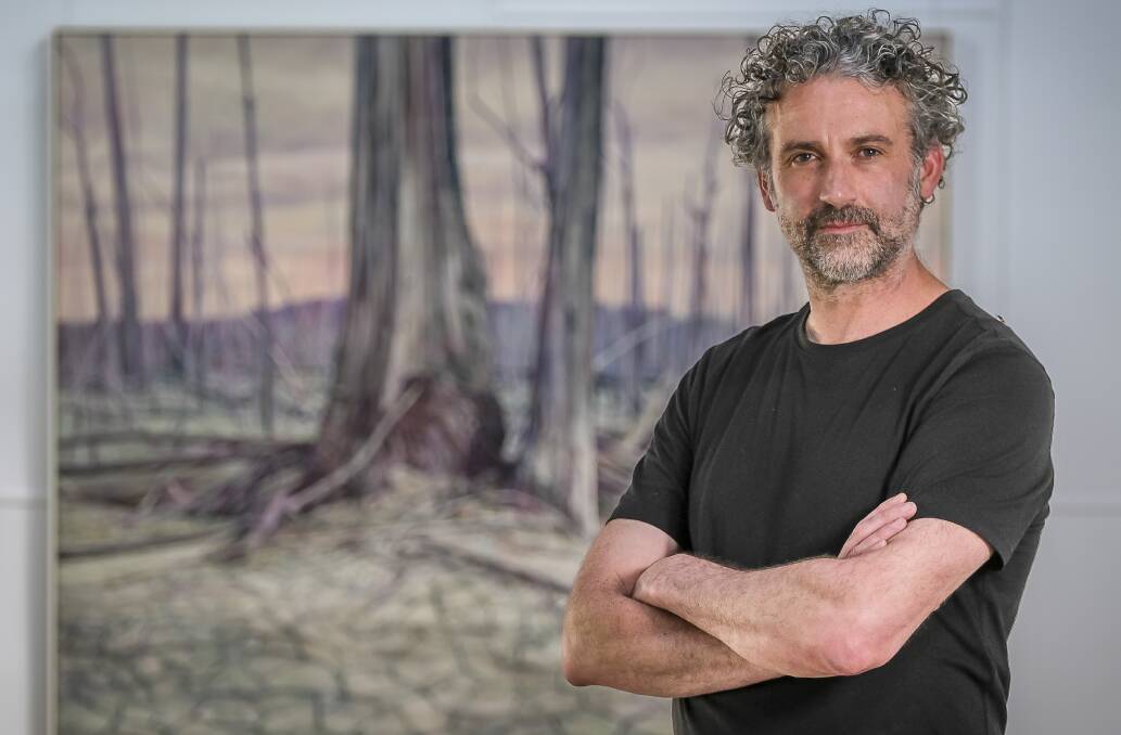 Nicholas Blowers is the Winner of the 2024 Glover Art Prize. Picture by Craig Georg