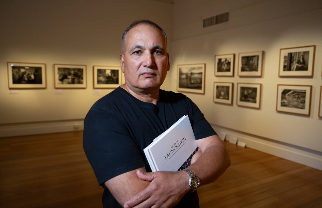 Philip Kuruvita, Grand Master of Photography, with his 29th exhibition of Faces of Launceston. Picture by Paul Scambler 