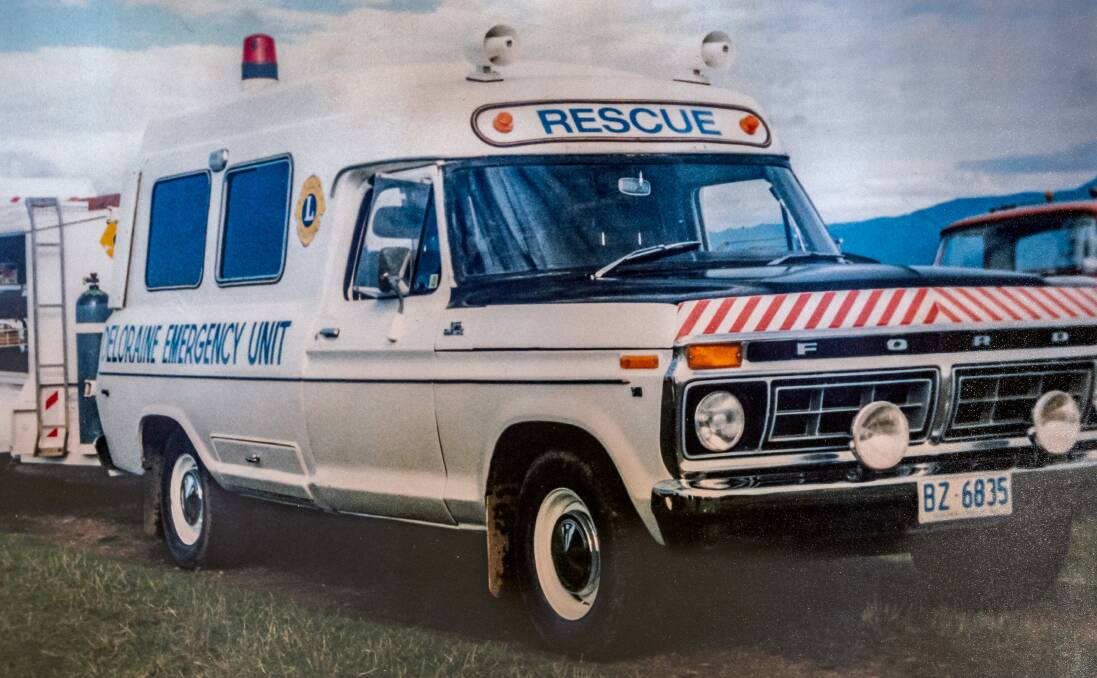 The Meander Valley SES Unit's first vehicle was an ex ambulance. Picture by Phillip Biggs