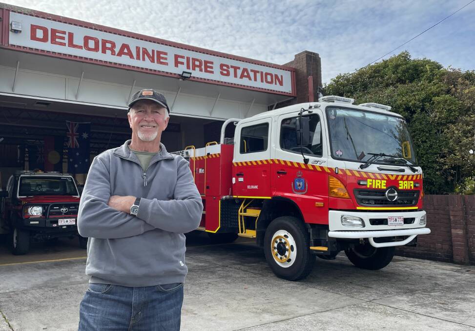 Greg 'Salty' Saltmarsh has retired from the Deloraine Fire Brigade after 35 years volunteering. Picture by Saree Salter