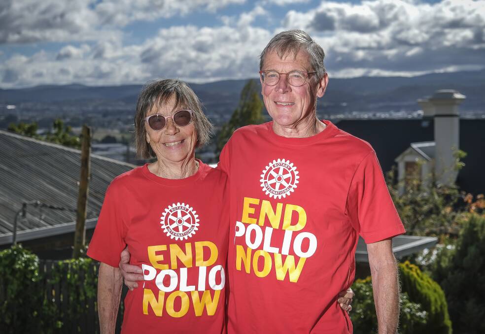 Joyce and Phil Ogden are part of the Rotary Club of South Launceston.