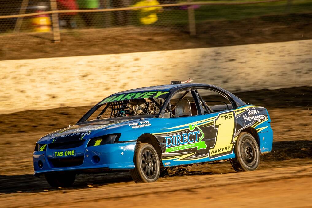 CONTEST: Steven Harvey, after one race at number one must, must defend his title. Picture: Angryman Photography 