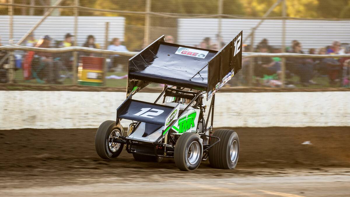 AMBITION: Sprintcar driver Adrian Redpath is eager for a win after a season off. Picture: Angryman Photography