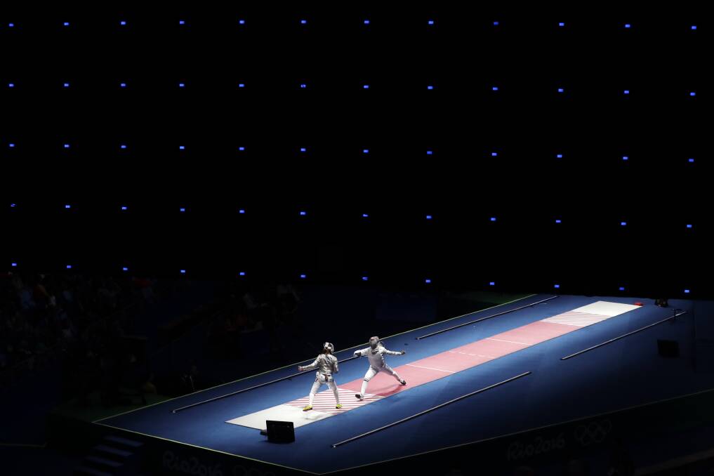 The Sport 2030 plan doesn't resolve the issue of how Olympic sports like fencing should be funded in Australia, if at all. Picture: AP Photo/Gregory Bull
