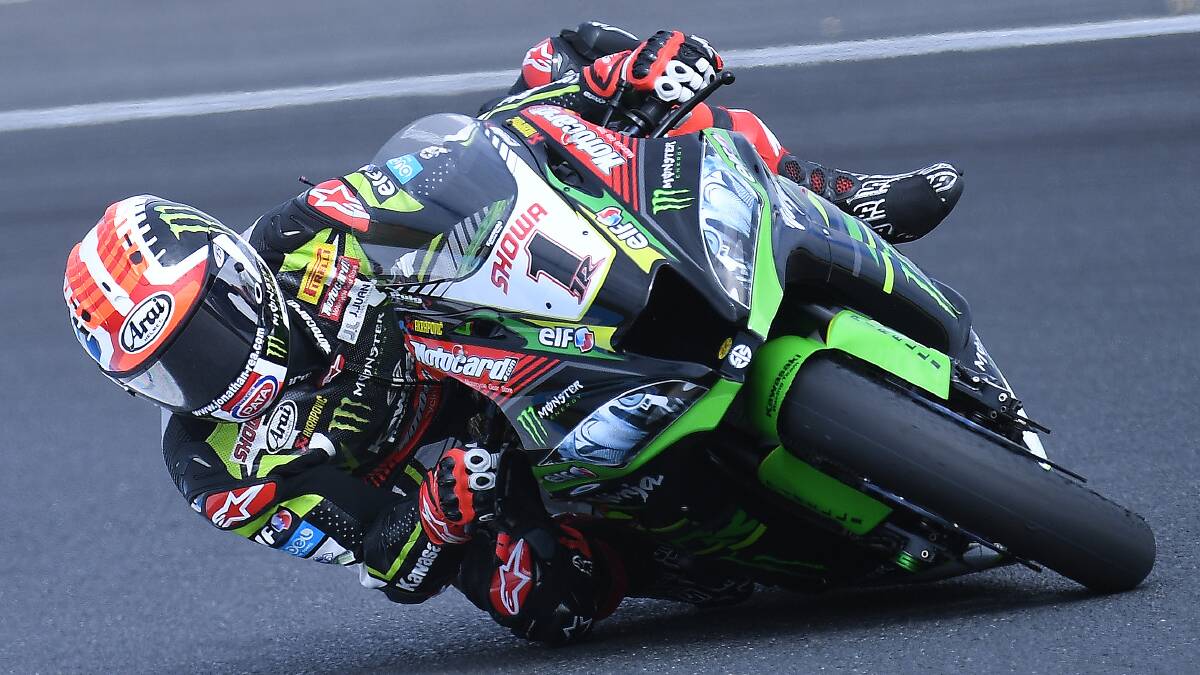 Four-time champion Jonathan Rea will be the one to watch during the Phillip Island Grand Prix this weekend. Picture: AAP Image/Julian Smith 