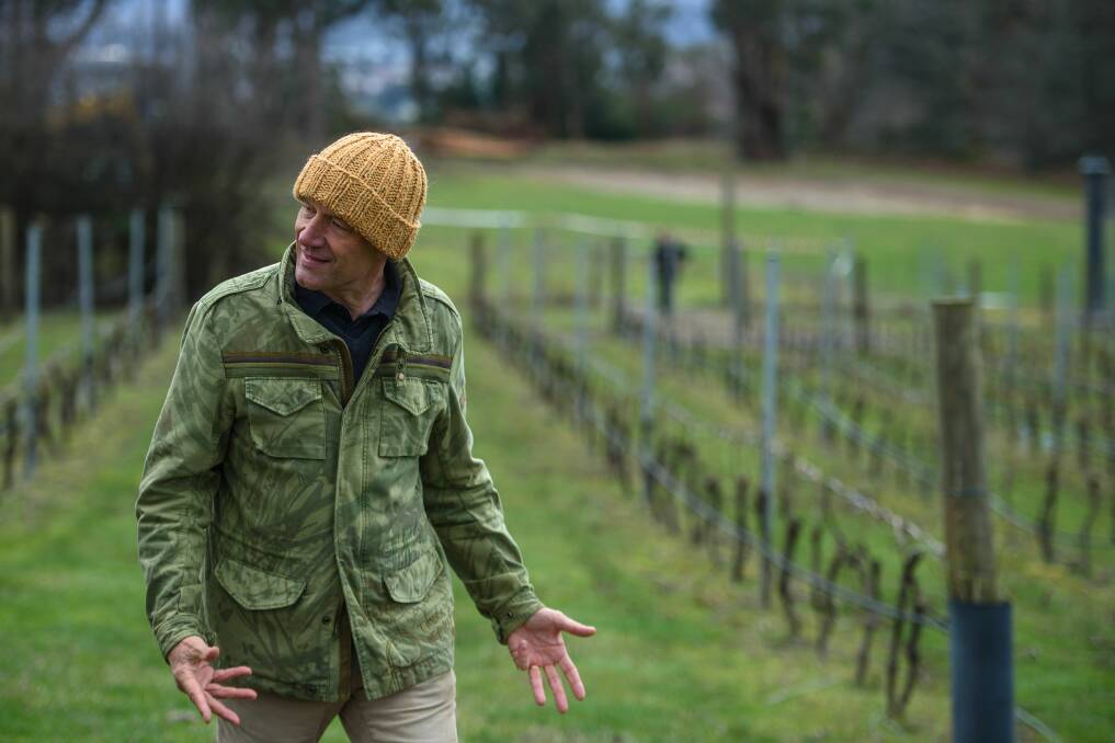 CONDUCTOR: Paul de Moor is orchestrating a new style of Pinot Noir. Picture: Scott Gelston