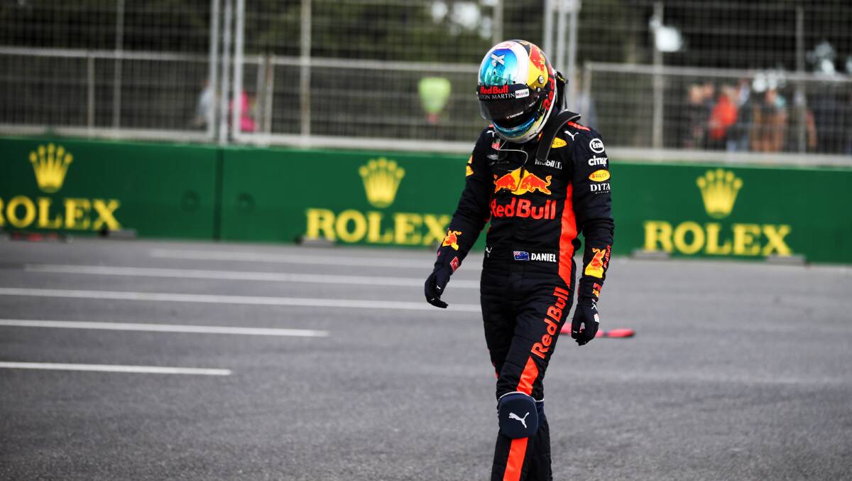LONE BULL: Mercedes Benz has announced it won't be signing Daniel Ricciardo next year, leaving him with an uncertain future. Picture: XPB/Press Association Images.