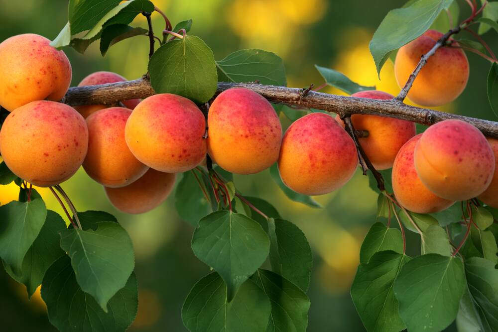 Protect stone fruits and roses from pests with a spray of white oil.