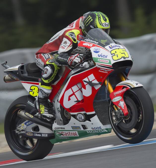 Crutchlow took a risk with his tyre choice and it paid off.