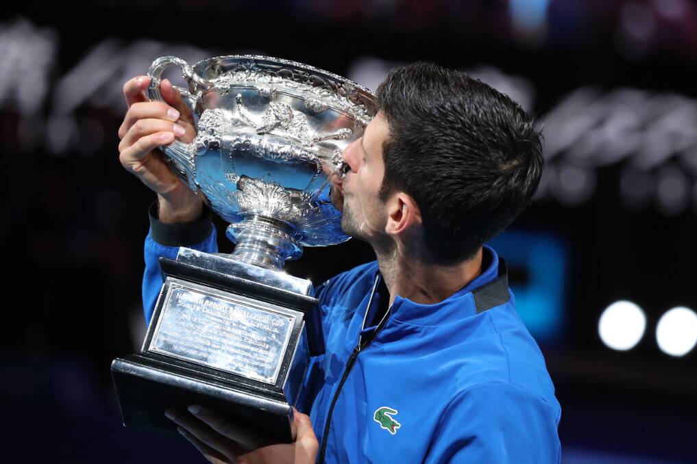 GLORY DAYS: If Novak Djokovic is forced to miss the Australian Open, he can kiss his grand slam record goodbye. Picture: Shutterstock