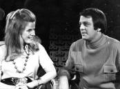 LOCAL VOICES: TNT9 presenters Jeanette Cooper (now Gatenby) with Rod Thurley on the set of the afternoon program Kaleidoscope, late 1970. Picture: Peter Bonner
