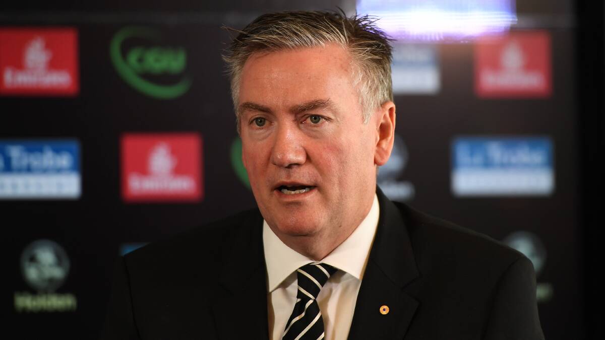 There's little doubt that the connections and sheer pulling power of Collingwood president Eddie McGuire has benefited the Magpies. PIcture: AAP Image/Julian Smith