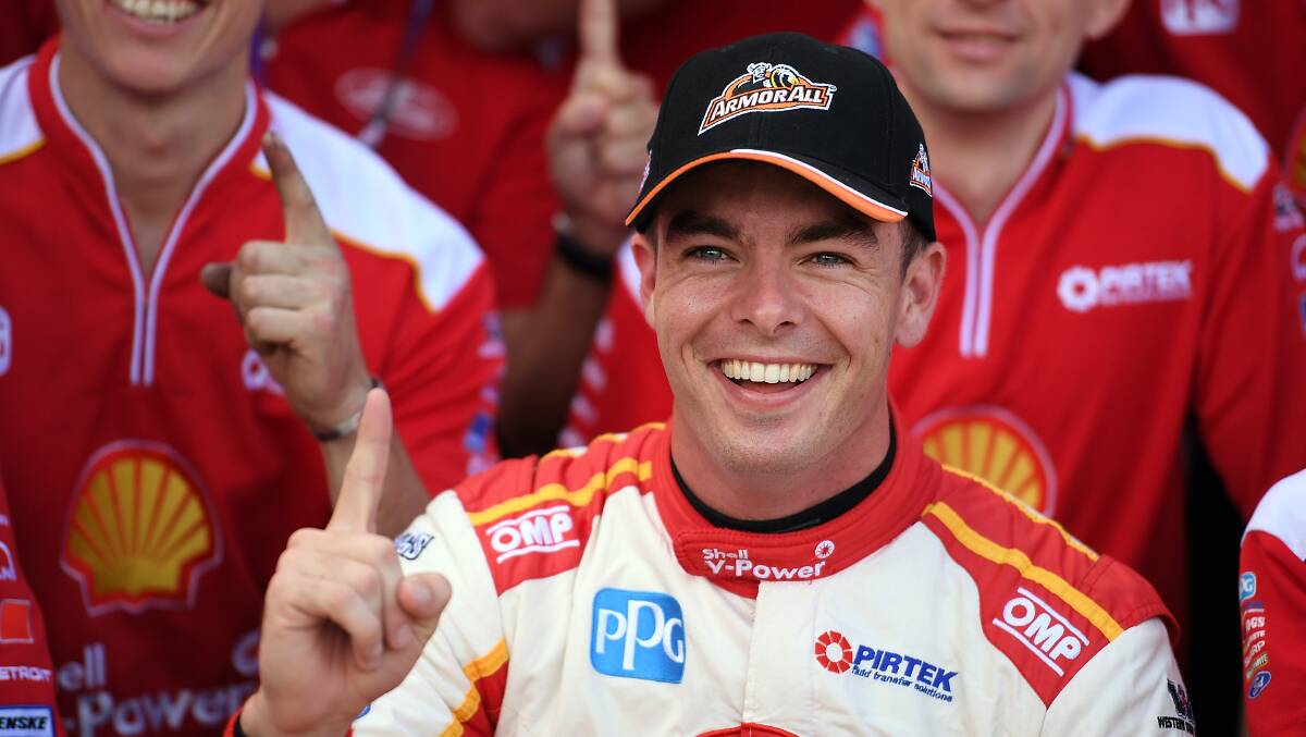 NARROW MARGIN: DJR/team Penske's Scott McLaughlin holds a slim six-point lead in the Virgin Australia Supercars championship. The 24-year-old New Zealander is closely followed by Jamie Whincup. Pictures: Getty Images