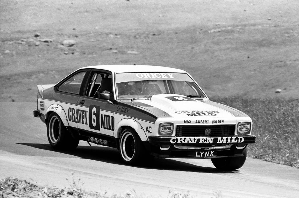 LEGENDARY: Allan Grice in the Craven Mild Torana A9X at Baskerville in the '70s. Picture: Bruce Smart Old Motor Racing Photographs