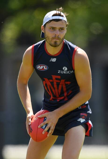 SPEAKING OUT: AFL's Kade Kolodjashnij retired at just 25 due to effects of concussion. He is not alone. Picture: Melbourne Media