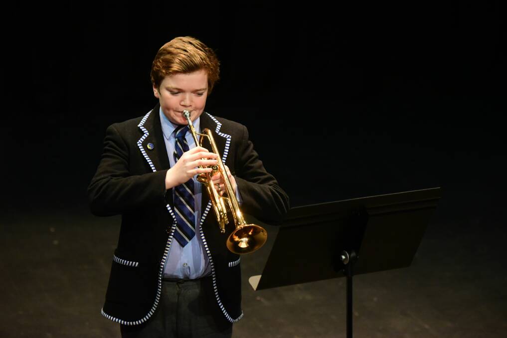 George Voorham competed in Class 161 Woodwind or Brass Solo.