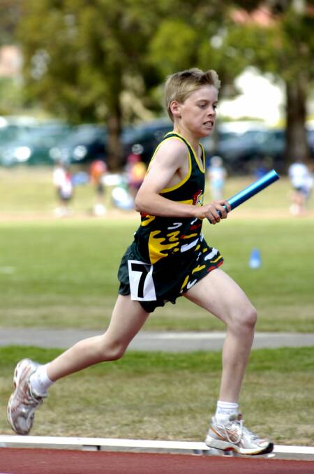 As a 12-year-old in 2007, Stewart McSweyn represented Tasmania in the 400m medley event at the Australian Track and Field Exchange.