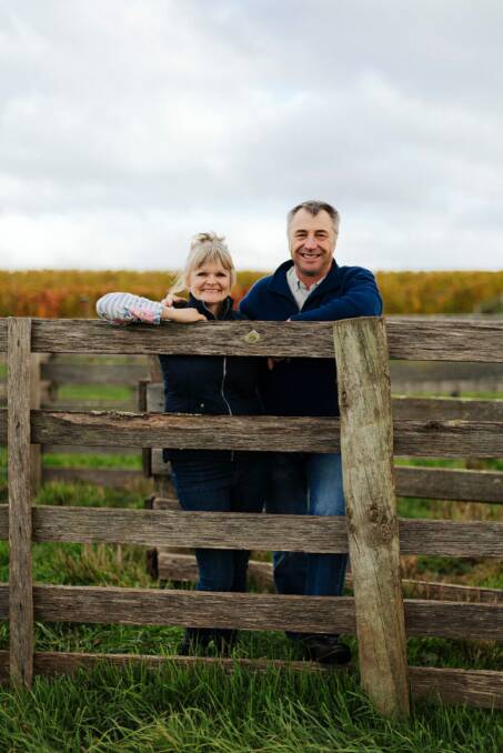 AMBITION: Eastford Creek Vineyard founders, Sue and Rob Nichols. Picture: Supplied
