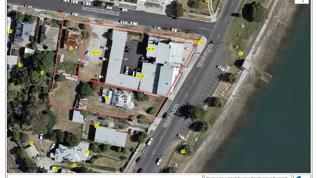 BEAUTIFICATION PLAN: Devonport's Damian Oliver wants a permit to demolish some buildings to clear the way for a large motel extension at the Elimatta Hotel site. 