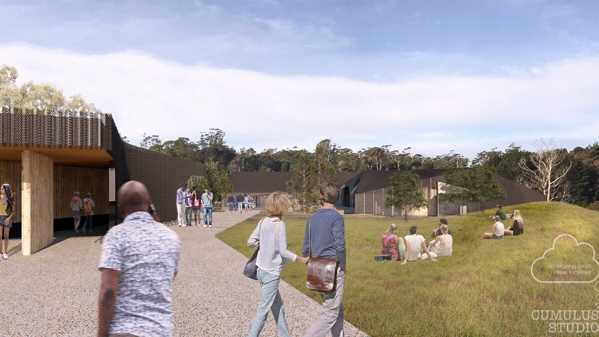 GATHERING SPACE: The new visitor centre will feature gathering spaces for events and relaxation. Picture: Supplied