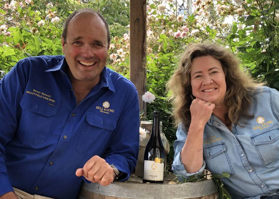 OPEN THOSE CELLAR DOORS: Simon and Frances Stewart believe wine growers have stepped up their efforts to sell directly to customers during the year, after visitor numbers dried up due to Covid. Picture: Supplied