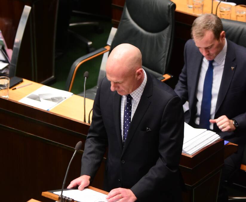 BROAD BRUSH: Treasurer Peter Gutwein introduced the farm tax without consulting key stakeholders or knowing what the effects might be, claims Labor. Picture: Paul Scambler