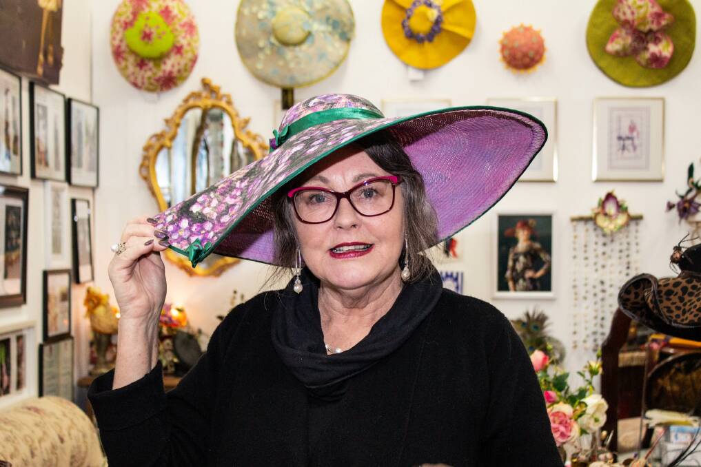 ICON: Burnie's Susan McArthur, known as the region's resident hat lady, has been a maker for three decades. Picture: Tara Palmer