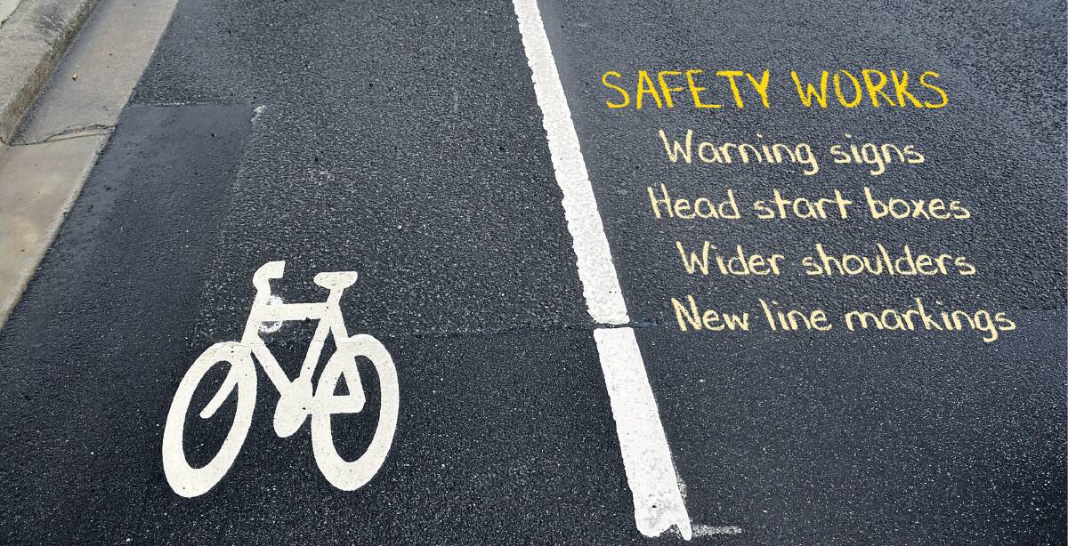ROADWORKS: Upgrades along the West Tamar Highway will focus on improving safety for cyclists. 