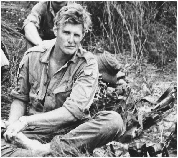 A flashback to his time in the army, from 1977. Picture: supplied