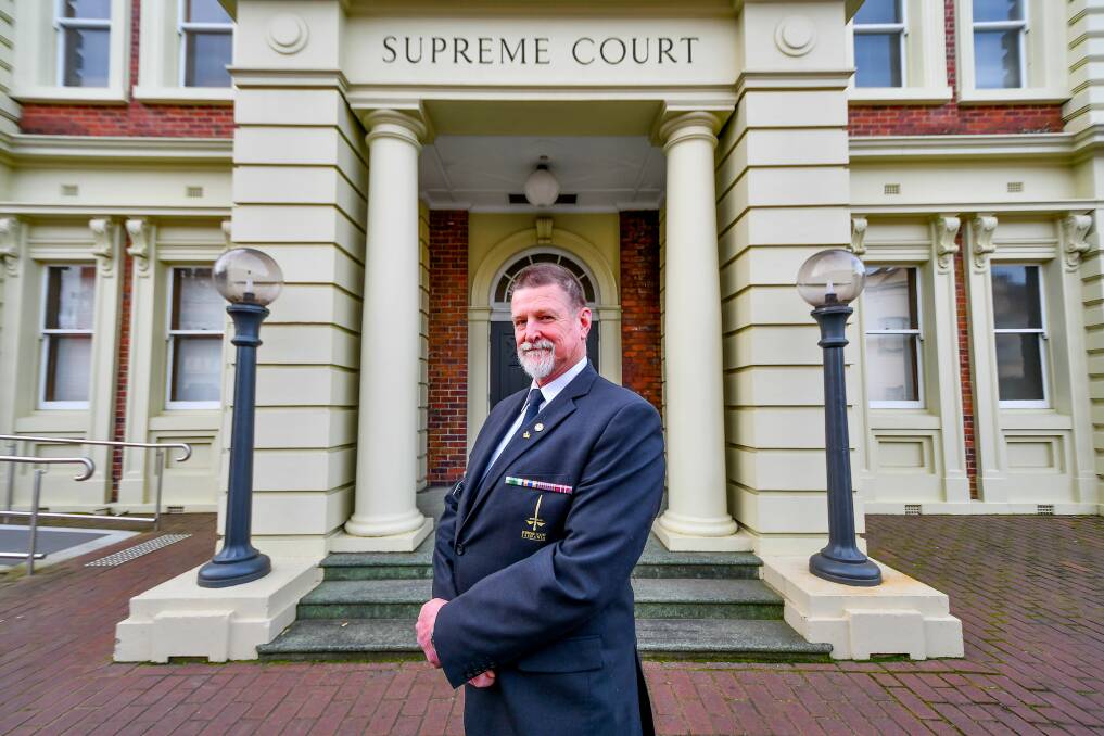 Launceston Supreme Court Judge's Attendant and former army Sergeant Major Ric Rees will retire from his court duties next year.